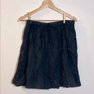 Abercrombie & Fitch Navy Blue Skirt with Drawstring